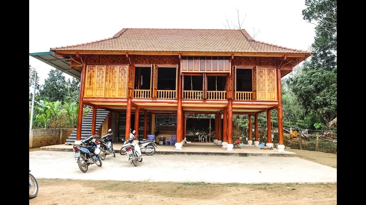 Xu hướng xây dựng nhà sàn bê tông giả gỗ giá rẻ - Manhtoanthang